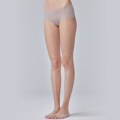 シームレス アンダーウェア  2セット／ライトブラウン