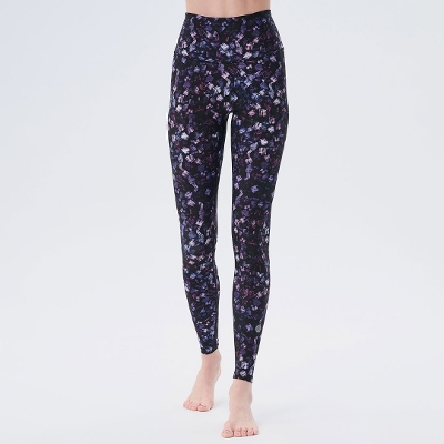 シームレススリムパンツ／グラフィティパープル