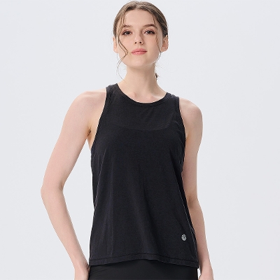 エッセンシャルレーサーバックタンク／ブラック