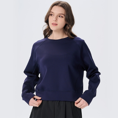 エアリーラグランロングスリーブ／ダークブルー