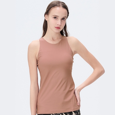 グランドールホルターネックタンク／レッドビーン