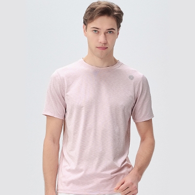 【SALE 40%OFF】メンズフィットTシャツ／ピンクストライプ