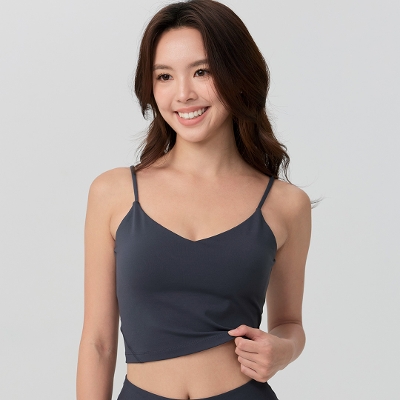 パンパーストラッピークロップドタンク／ネイビー