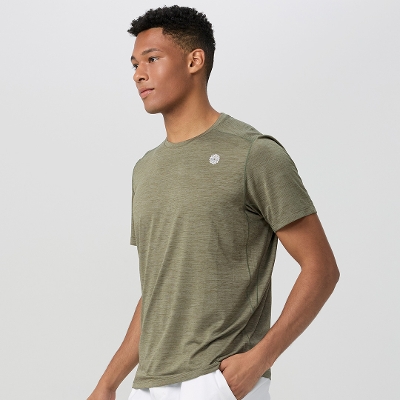 メンズクイックドライTシャツ／オリーブグリーン