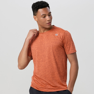 メンズクイックドライTシャツ／オレンジ