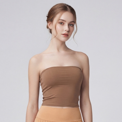 キューピッドチューブトップ／ココア