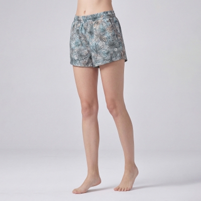 ツーピースジョガーショーツ／フローラブルーグリーン